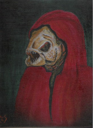 "The Innsmouth Abomination" 24 x 30 cm Acryl on canvas board
