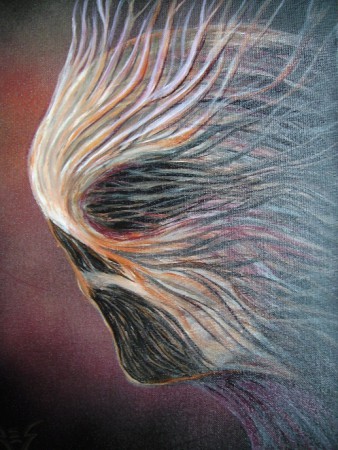 "The Infected" Acryl on canvas board, 30 x 40 cm